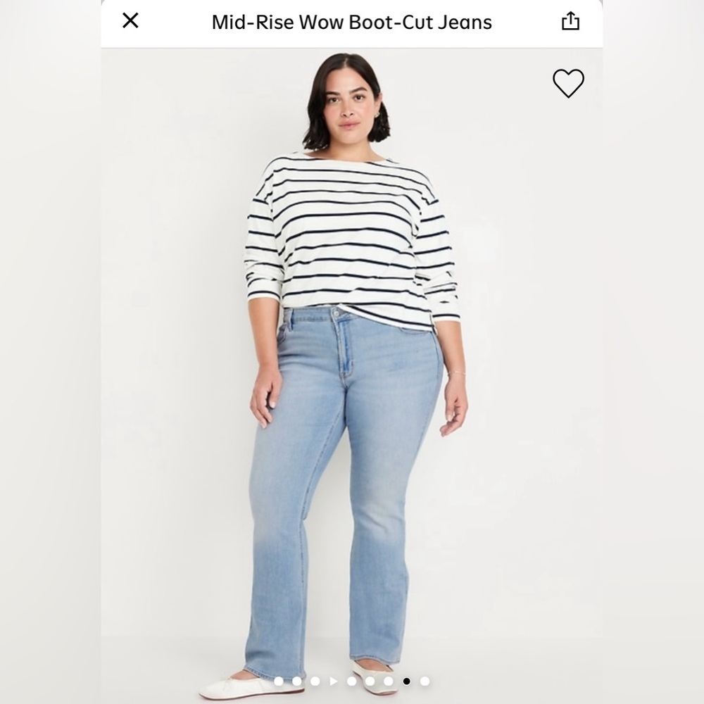 Old Navy WOW Boot-cut Mid-rise Plus Size Jeans